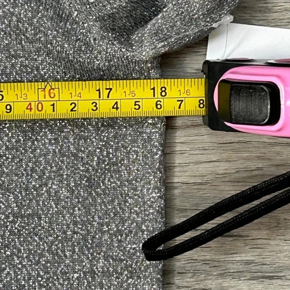 NWT Calvin Klein Silver Turtleneck Sz M - Picture 5 of 8